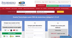 Desktop Screenshot of exametoxicologico.com.br